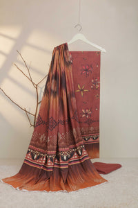 3Piece - Linen Printed Suit Classic CLST07