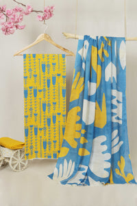 3Piece - Linen Printed Suit  MSST22